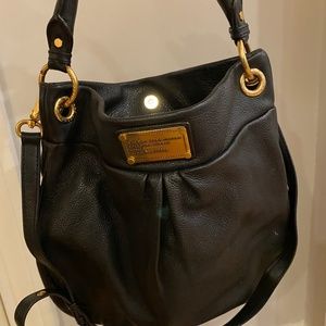 Black Marc Jacobs Classic Q Hillier Hobo Bag